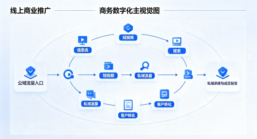 安塞县线上商业推广怎么做？全域流量闭环搭建与低成本转化实战指南